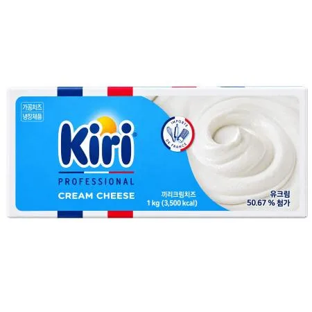 끼리 크림치즈 1kg 냉장 베이글 케이크 제과제빵