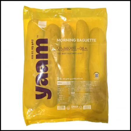 삼립 모닝바게트 에스 1봉지에 185g짜리 바게뜨 5줄 [냉동] 925g