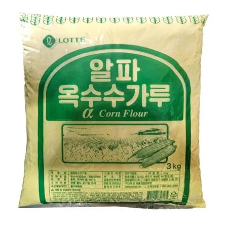 롯데 알파 옥수수가루 3kg 옥분가루