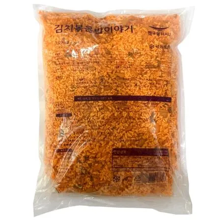 한우물 김치볶음밥이야기 3kg 냉동 간편식 업소용 볶음밥