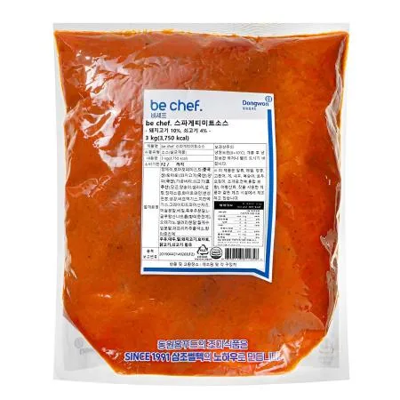 비셰프 동원 스파게티미트소스 3kg 냉장 토마토소스