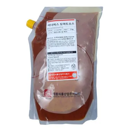이너피스 토마토소스 2kg 냉장 스파게티