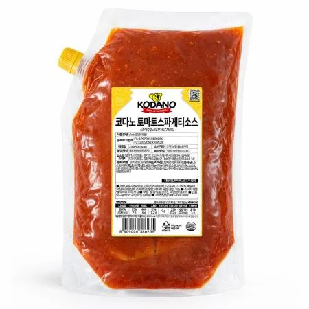 코다노 토마토 스파게티소스 2kg 냉장 파스타소스