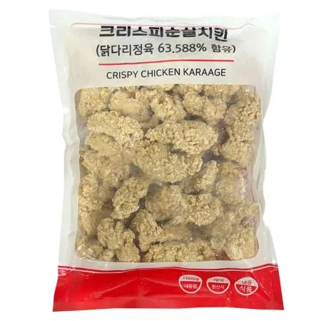 에즈원 크리스피순살치킨 1kg 냉동 치킨가라게 태국산