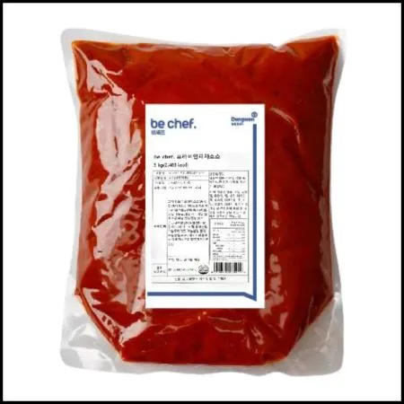 비셰프 비쉐프 동원 프리미엄 피자소스 3kg 냉장 대용량 토마토 피자소스 업소용