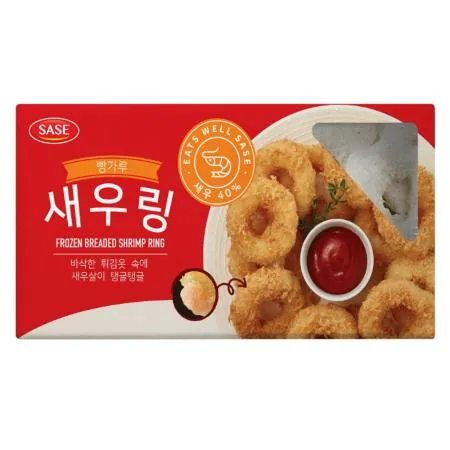 사세 빵가루 새우링 736g 냉동 통살새우링