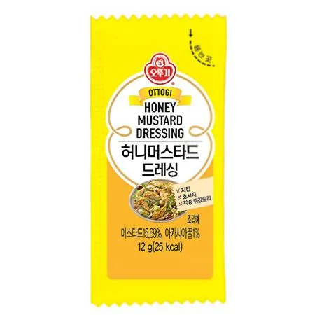 [박스판매] 오뚜기 일회용 허니머스타드 12g 200개 피자집 배달용 업소용