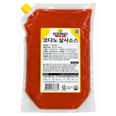 코다노 살사소스 2kg 냉장 나쵸소스 타코소스 멕시칸소스