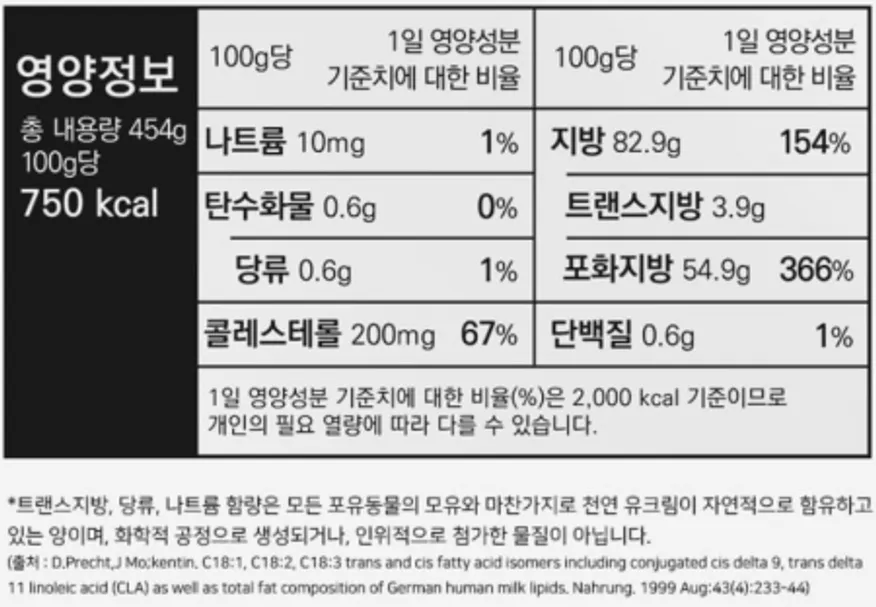 앵커FP버터 454g 냉동 이미지