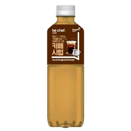 비셰프 비쉐프 동원 카페시럽 1.5L 커피시럽 음료시럽 카페재료 업소용
