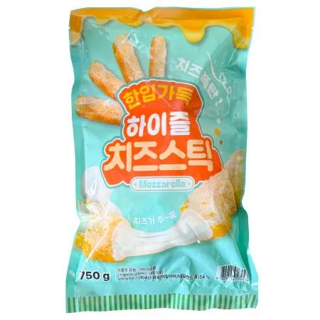 하이즐 치즈폭탄 치즈스틱 750g 냉동 1봉에 치즈스틱 30개입