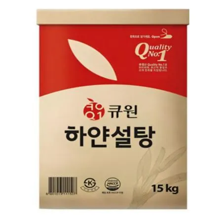 큐원 하얀설탕 15kg 과일청 베이킹재료 각종요리 활용 업소용 대용량