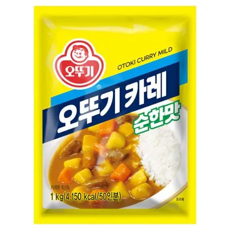 오뚜기 카레 순한맛 1kg 과립형 카레가루 분말카레 업소용카레