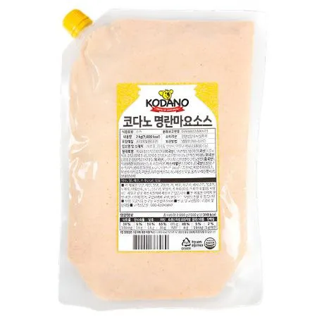 코다노 명란마요소스 2kg 냉장 명란구이 명란마요네즈소스
