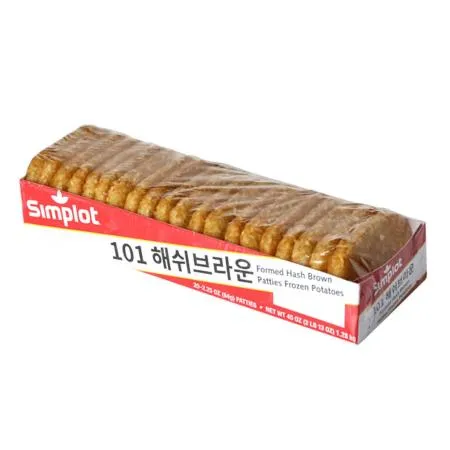 심플로트 해쉬브라운 (떡감자) [냉동] 1.28kg 감자튀김