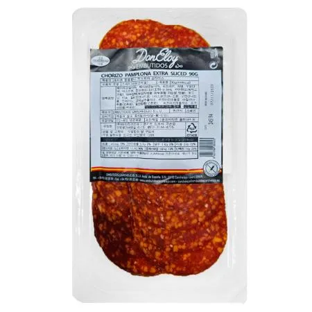 돈엘로이 초리조슬라이스 90g 냉장 페인 정통 매콤건조소시지