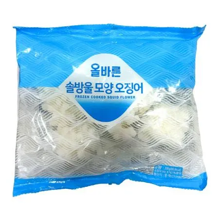 솔방울오징어 200g 냉동 손질오징어 칼집오징어 오징어볶음 해산물요리용