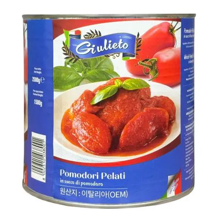 줄리에토 포모도리 토마토홀 2.5kg 홀토마토 대용량파스타소스