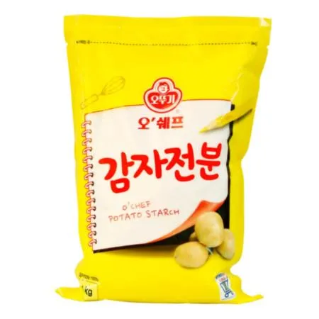 오쉐프 감자전분 1kg 만두 떡 부침개 전 송편 옹심이 활용
