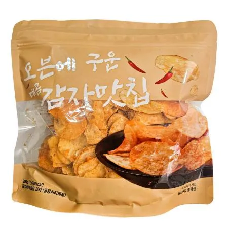 오븐에 구운 매콤감자칩 300g 감자칩 포테이토칩