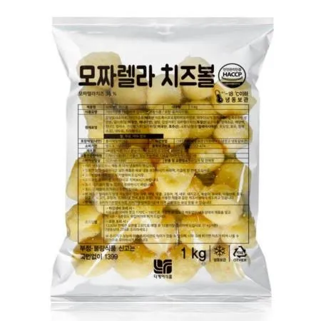 디케이 모짜렐라 치즈볼 1kg 사이드메뉴 리뷰이벤트 냉동