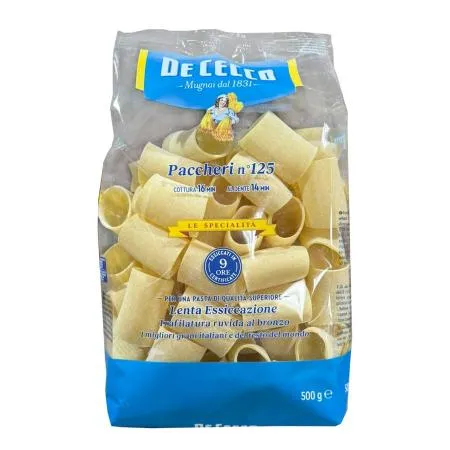 데체코 파케리 스파게티면 파스타면 500g 넓찍한 튜브모양 파스타면