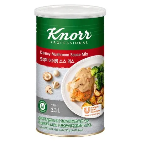 크노르 크리미 머쉬룸 소스 믹스 750g 머시룸 소스
