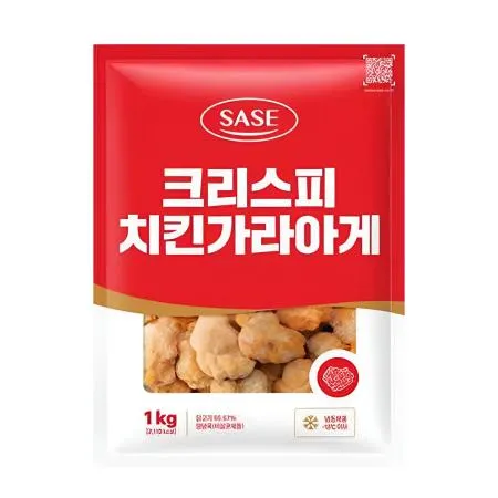 [10봉특가] 사세 크리스피치킨가라아게 1kg 냉동 순살치킨 가라게 10봉
