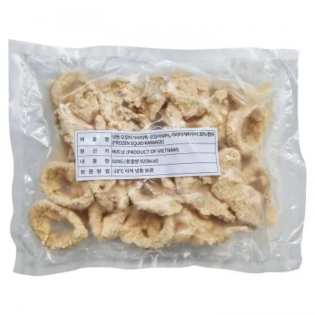 오징어 가라아게 500g/팩, 이자카야,호프,포차,주점,술집,안주