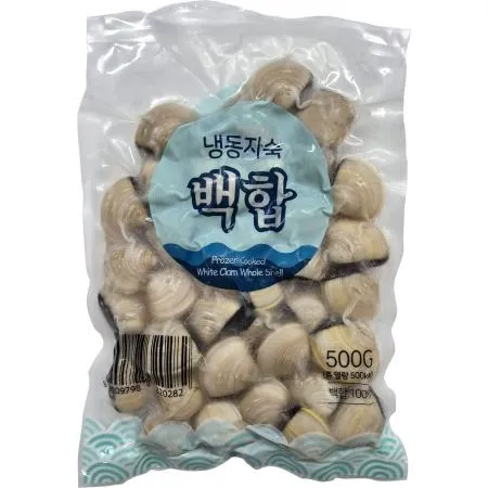 자숙백합 500g/팩, 육수 포함,이자카야,주점,포차, 안주
