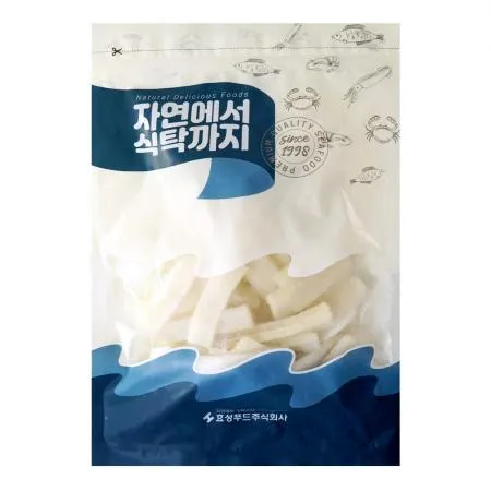 냉동 오징어 칼집편채 1kg 이미지