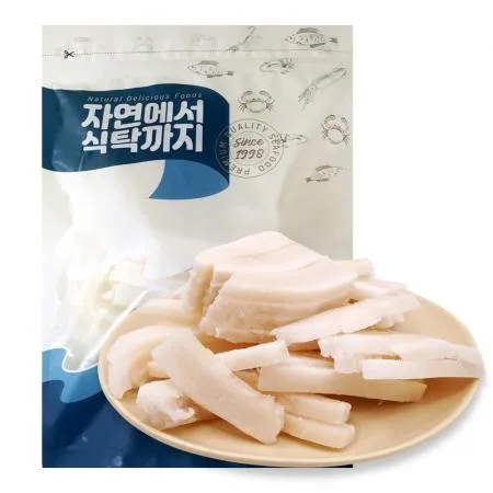 냉동 오징어 몸살채 1kg
