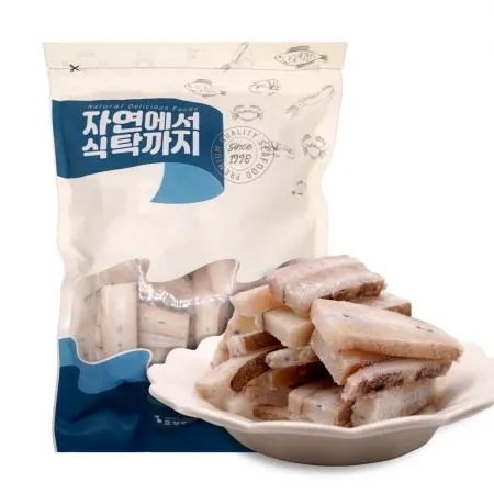 냉동 대왕 오징어 귀채 1kg
