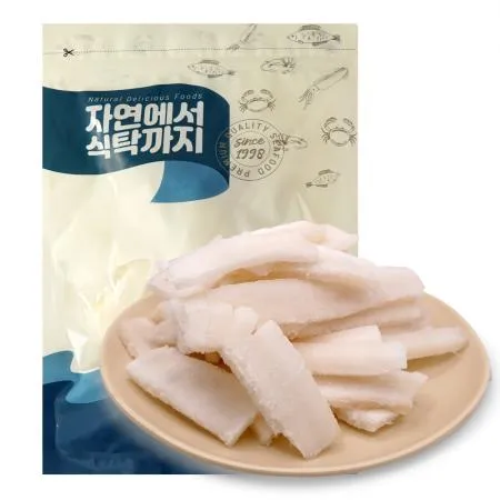 냉동 오징어 칼집편채 1kg