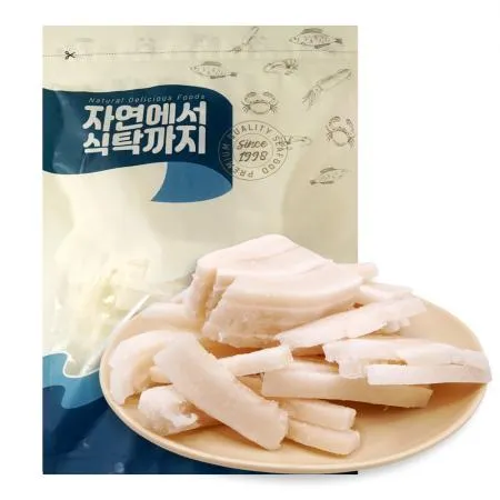 냉동 오징어 몸살채 1kg