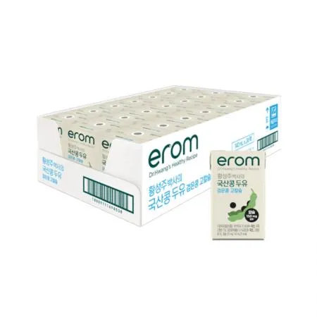 이롬 황성주국산콩두유 검은콩고칼슘 140ml 24팩