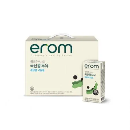 이롬 황성주국산콩두유 검은콩고칼슘 190ml 24팩