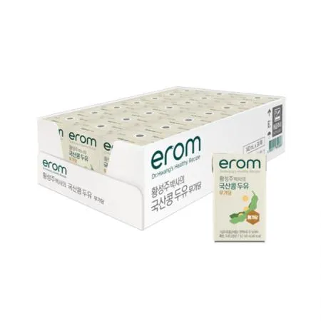 이롬 황성주국산콩두유 무가당 140ml 24팩