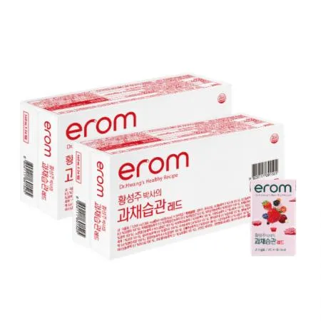 이롬 황성주과채습관 레드 140ml 48팩
