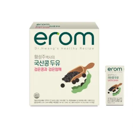 이롬 황성주국산콩두유 검은콩검은참깨 190ml 16팩