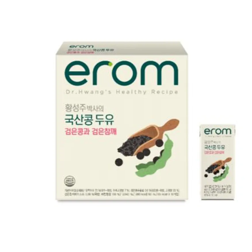 이롬 황성주국산콩두유 검은콩검은참깨 190ml 16팩 이미지