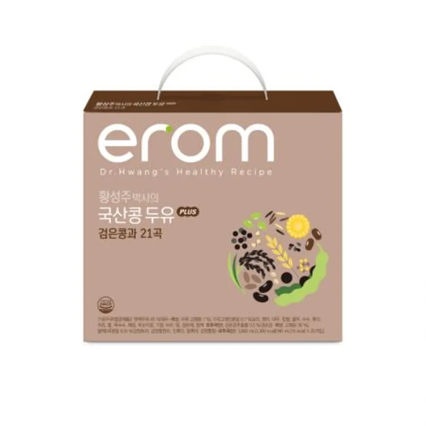 이롬 황성주PLUS두유 PLUS 검은콩21곡 190ml 16팩 이미지