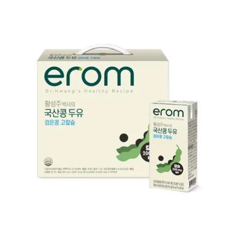 이롬 황성주국산콩두유 검은콩고칼슘 190ml 20팩