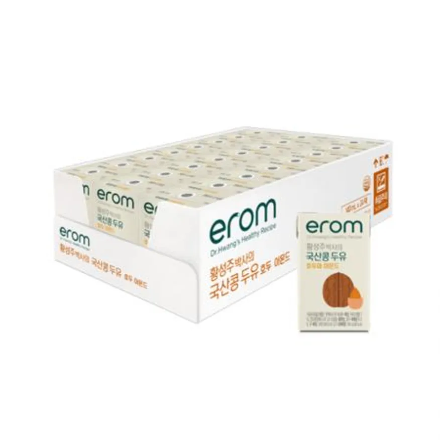 이롬 황성주국산콩두유 호두아몬드 140ml 24팩 이미지