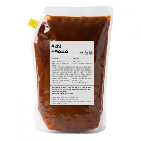 송돈델리 수제 돈까스 소스 업소용 대용량 2kg