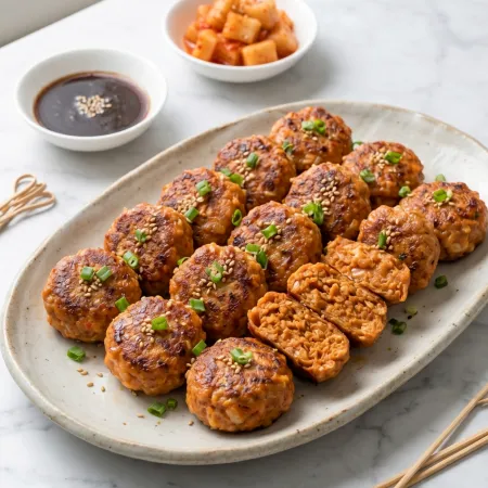 송돈델리 한돈 떡갈비 함박스테이크용 생반죽 매운맛 이미지