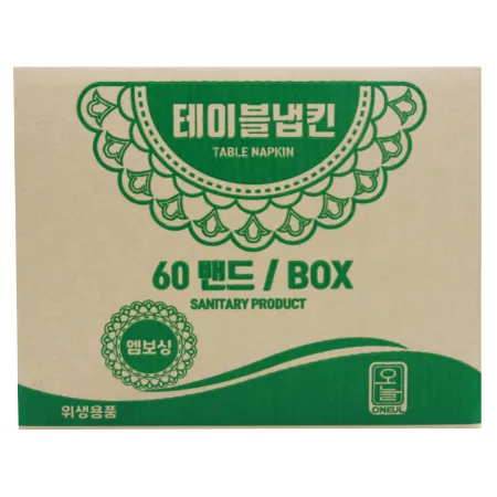 (무료배송) 테이블 냅킨 74매*60밴드