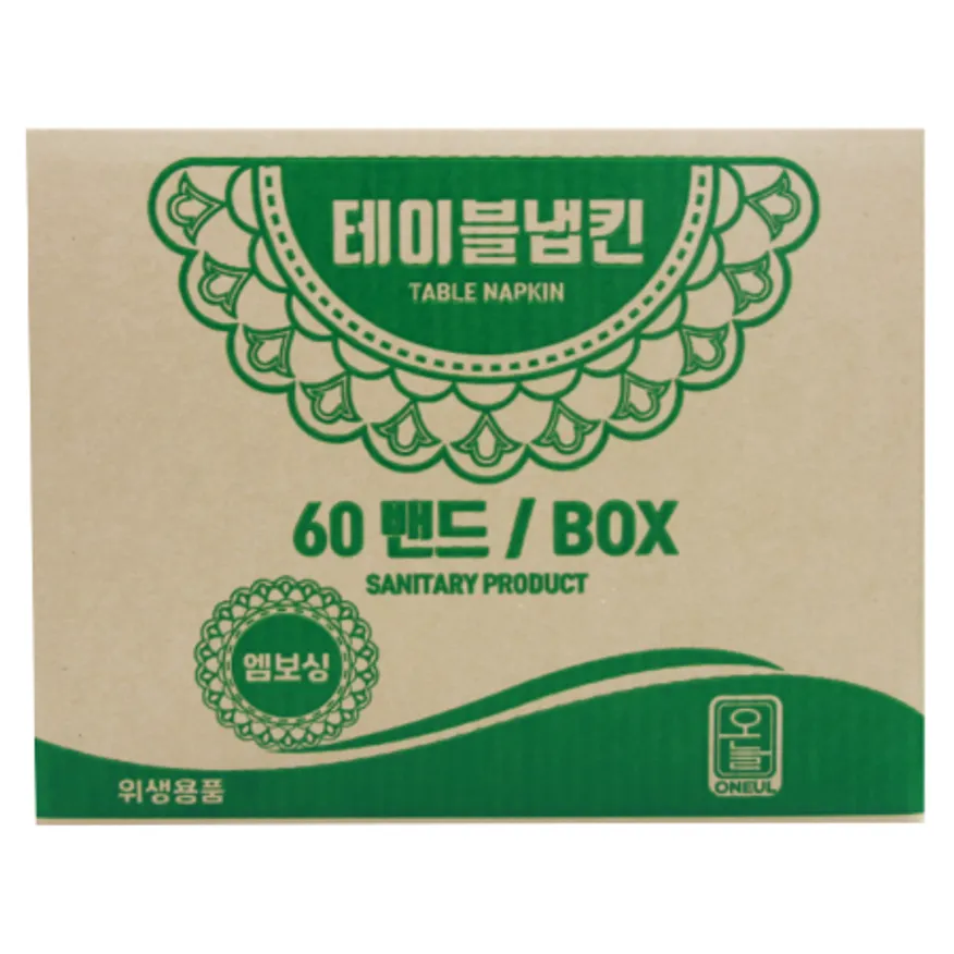 (무료배송) 테이블 냅킨 74매*60밴드 이미지