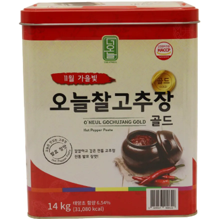 (무료배송)오늘 찰고추장골드,14kg,CAN,태양초 함량 6% 이상 이미지