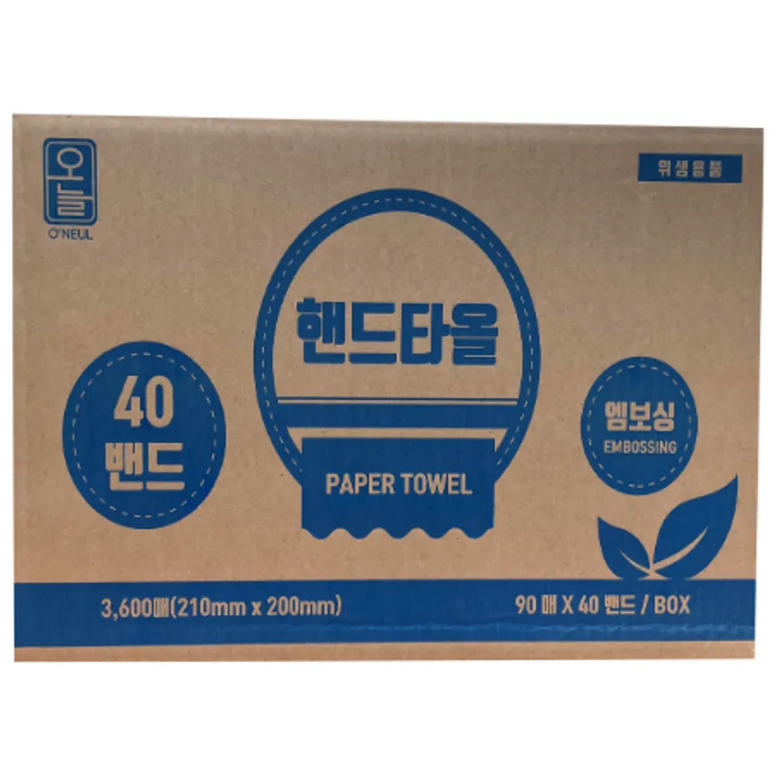 (무료배송) 핸드타올 90매*40밴드 이미지